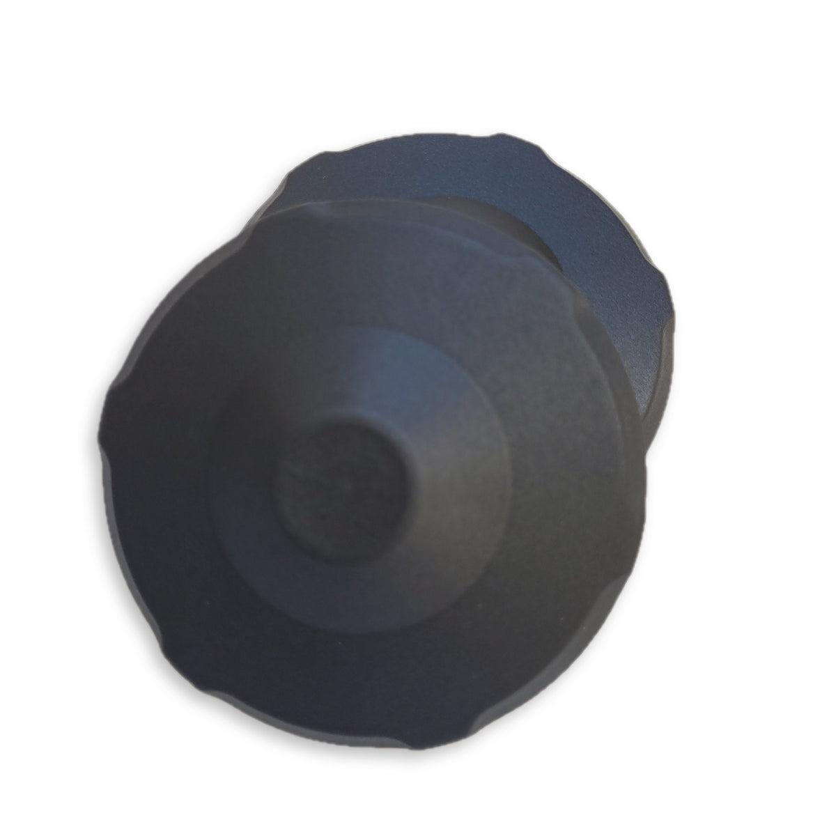 Plain smooth Holden strut tower cap without groove or lettering, black